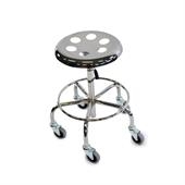 30520 Operation stool, hand operated, swivel castors, footrests