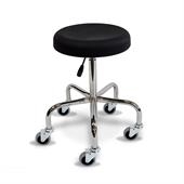 30450 operation stool, hand operated, swivel castors, cushion of polyurethane foam