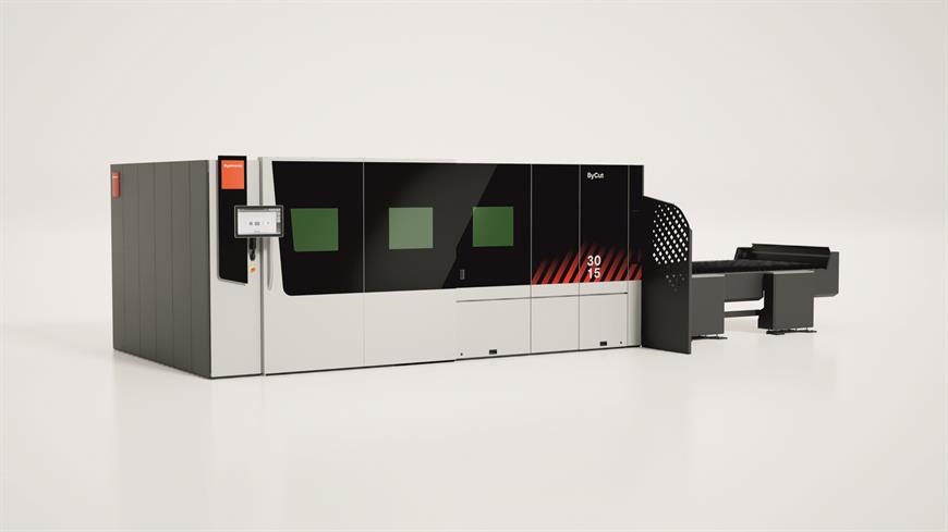 Bystronic ByCut 3015 10 Kw med en kapacitet på upp till 30 mm